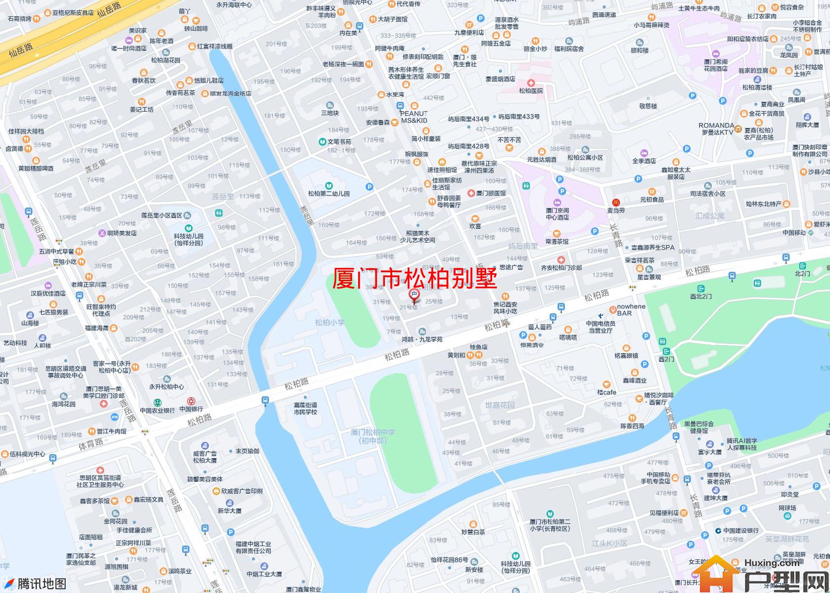 松柏别墅小区 - 户型网