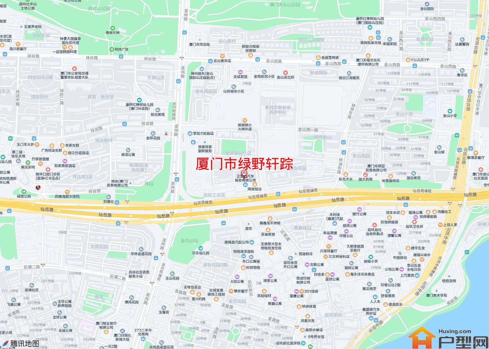 绿野轩踪小区 - 户型网