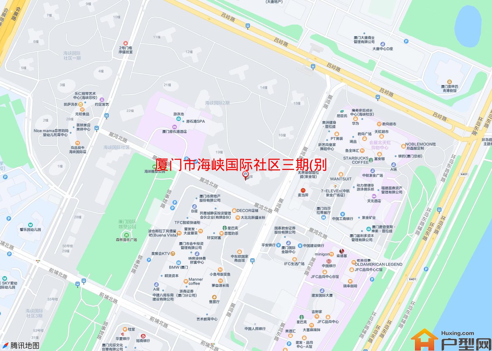 海峡国际社区三期(别墅)小区 - 户型网