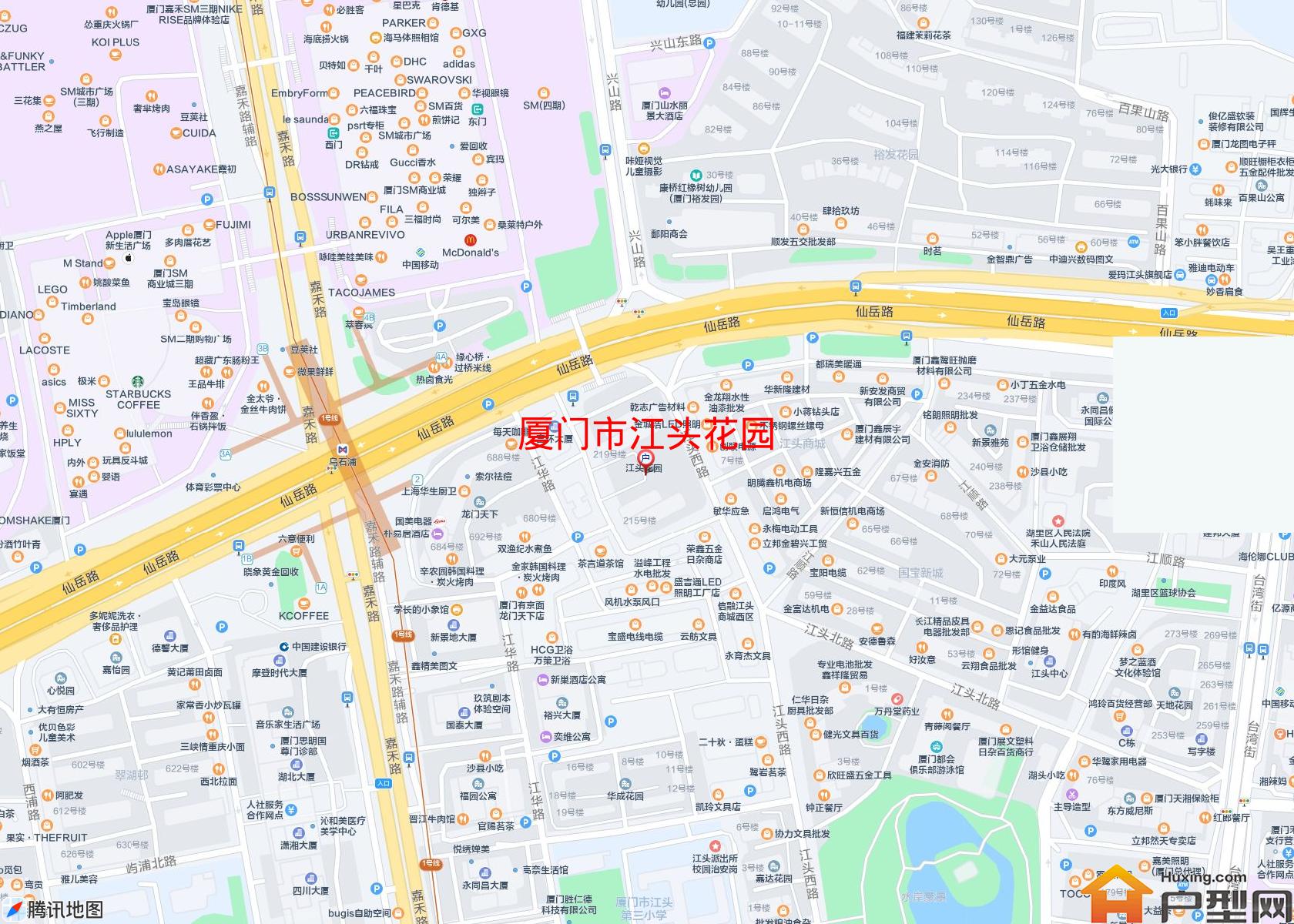江头花园小区 - 户型网