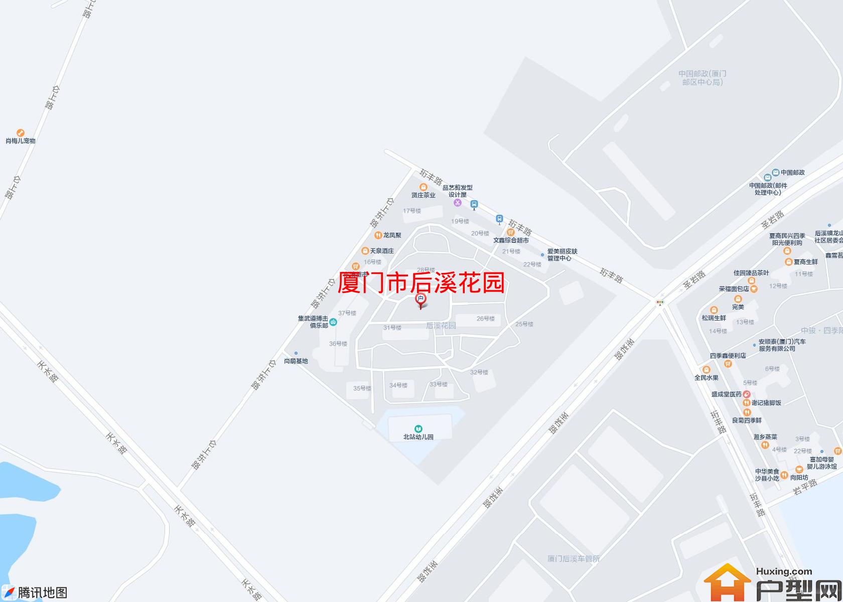后溪花园小区 - 户型网