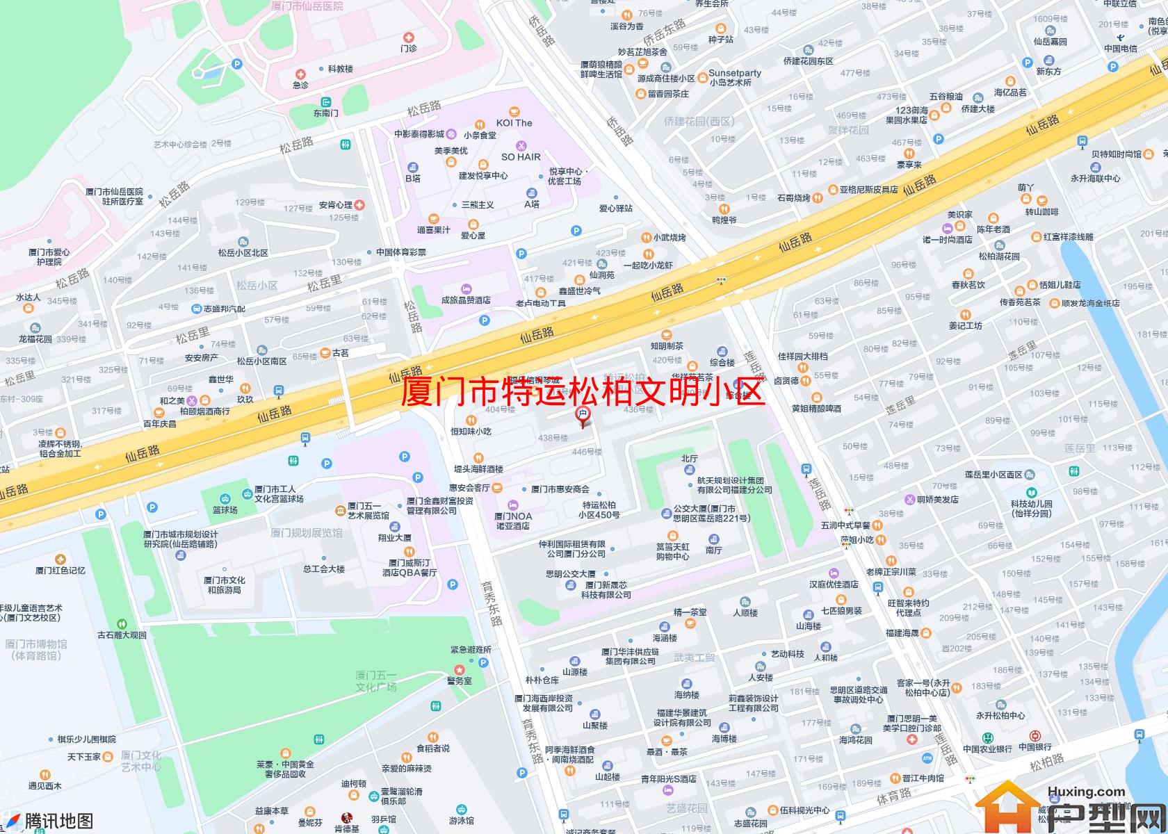 特运松柏文明小区小区 - 户型网