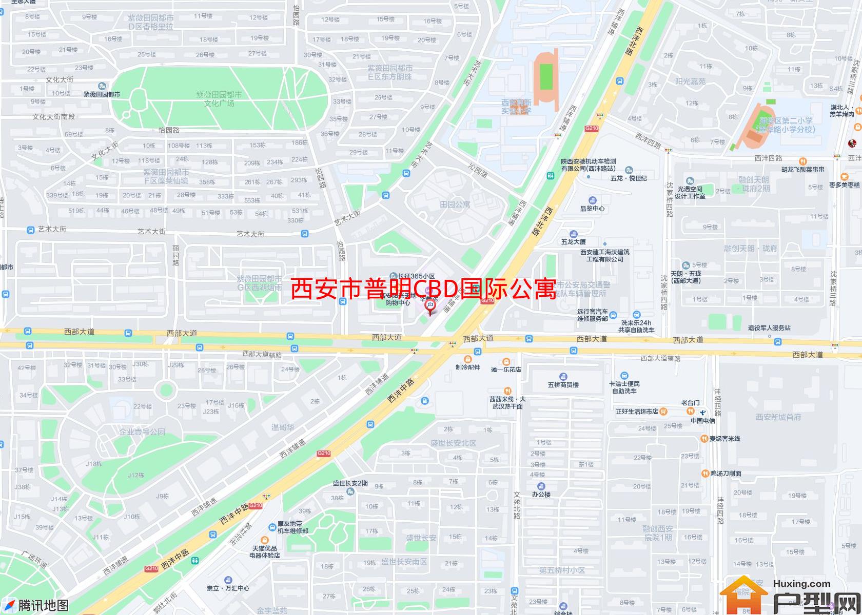 普明CBD国际公寓小区 - 户型网