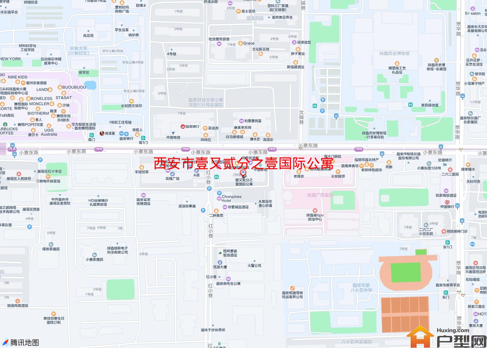 壹又贰分之壹国际公寓小区 - 户型网