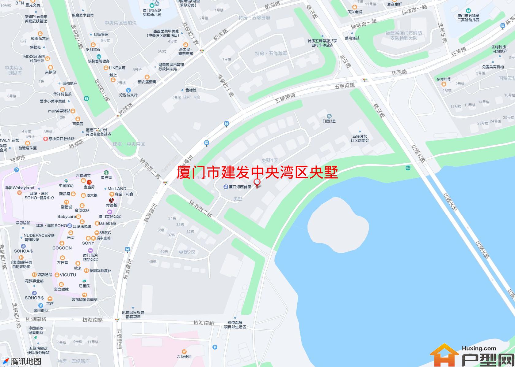 建发中央湾区央墅小区 - 户型网