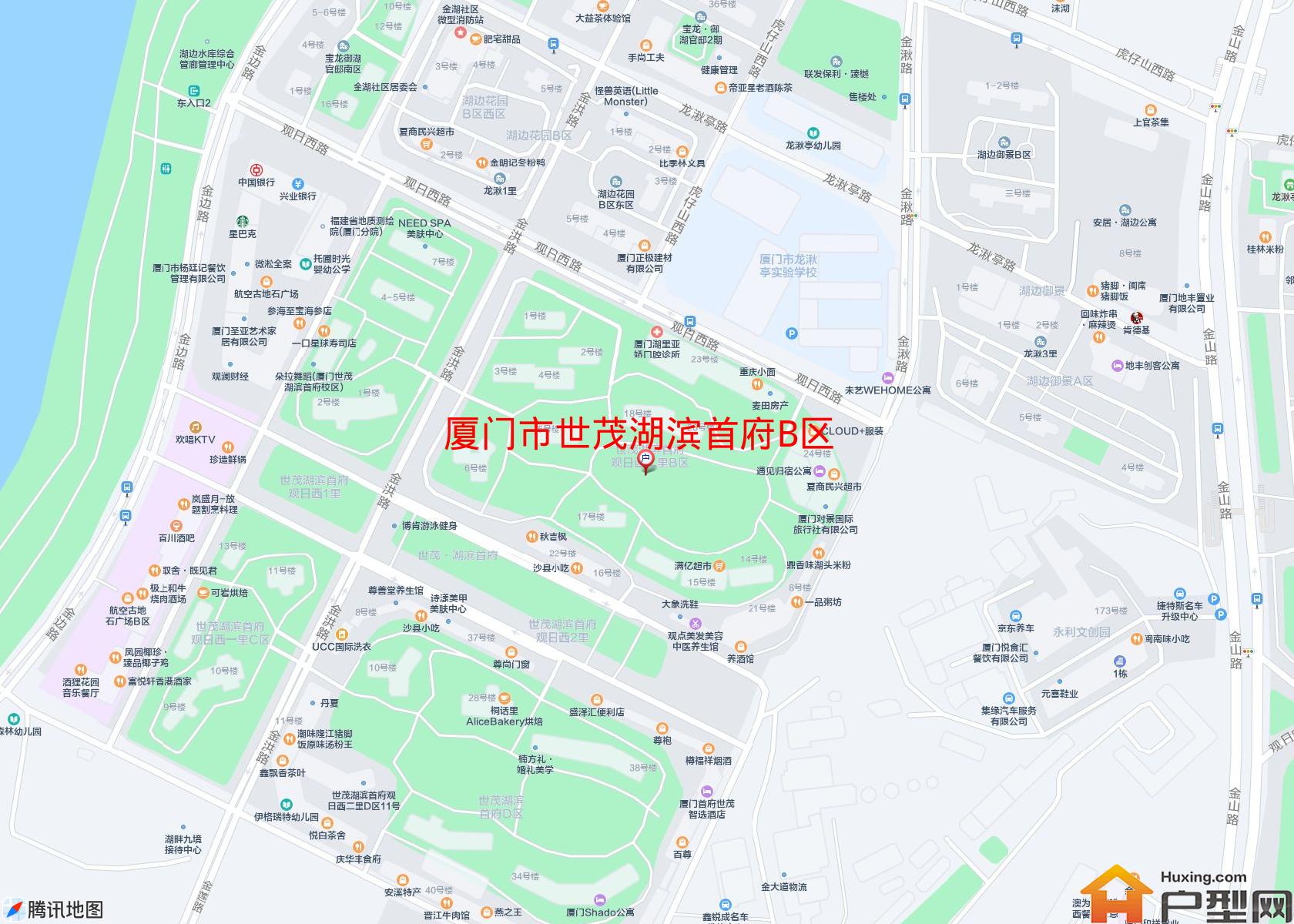 世茂湖滨首府B区小区 - 户型网