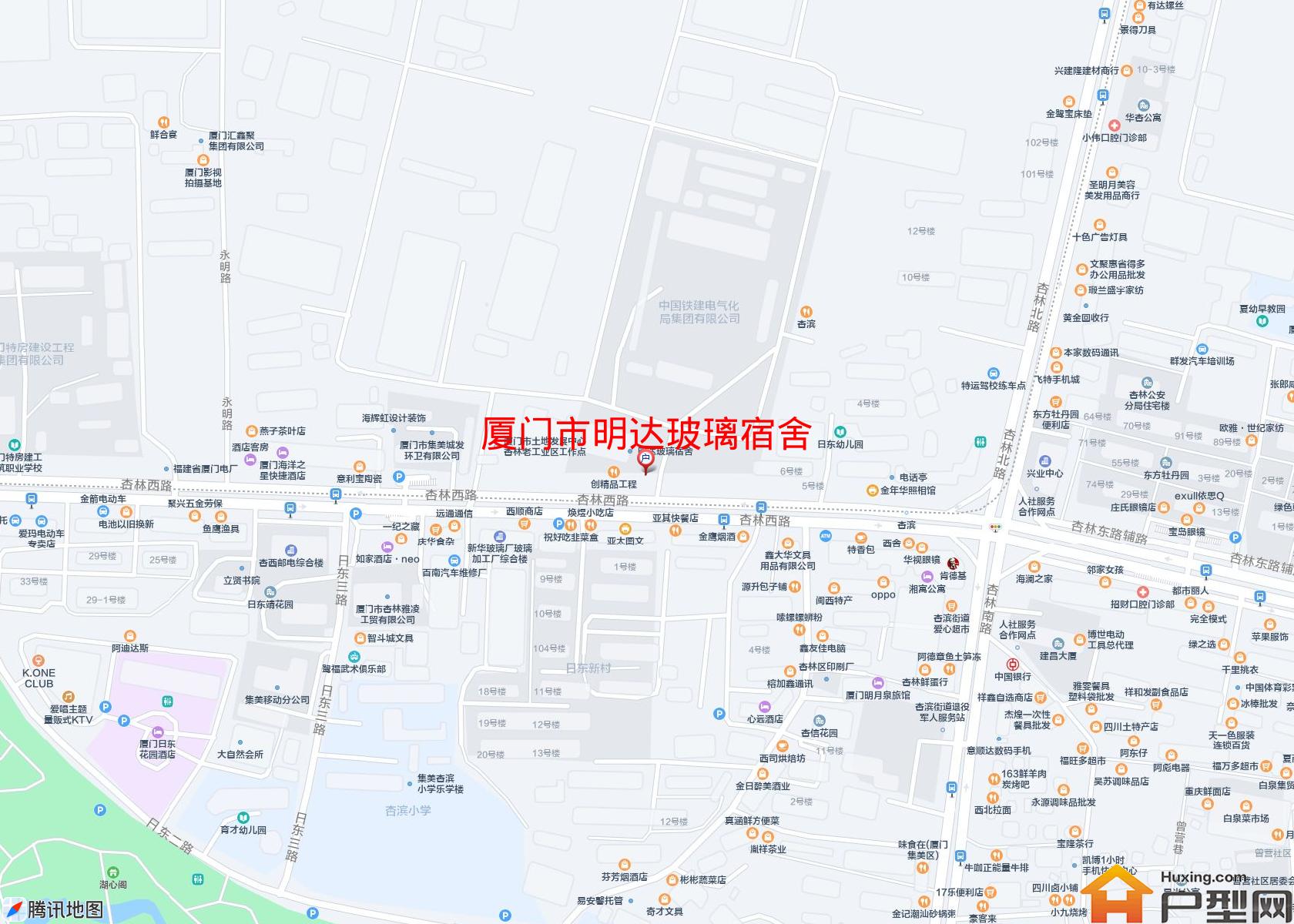 明达玻璃宿舍小区 - 户型网
