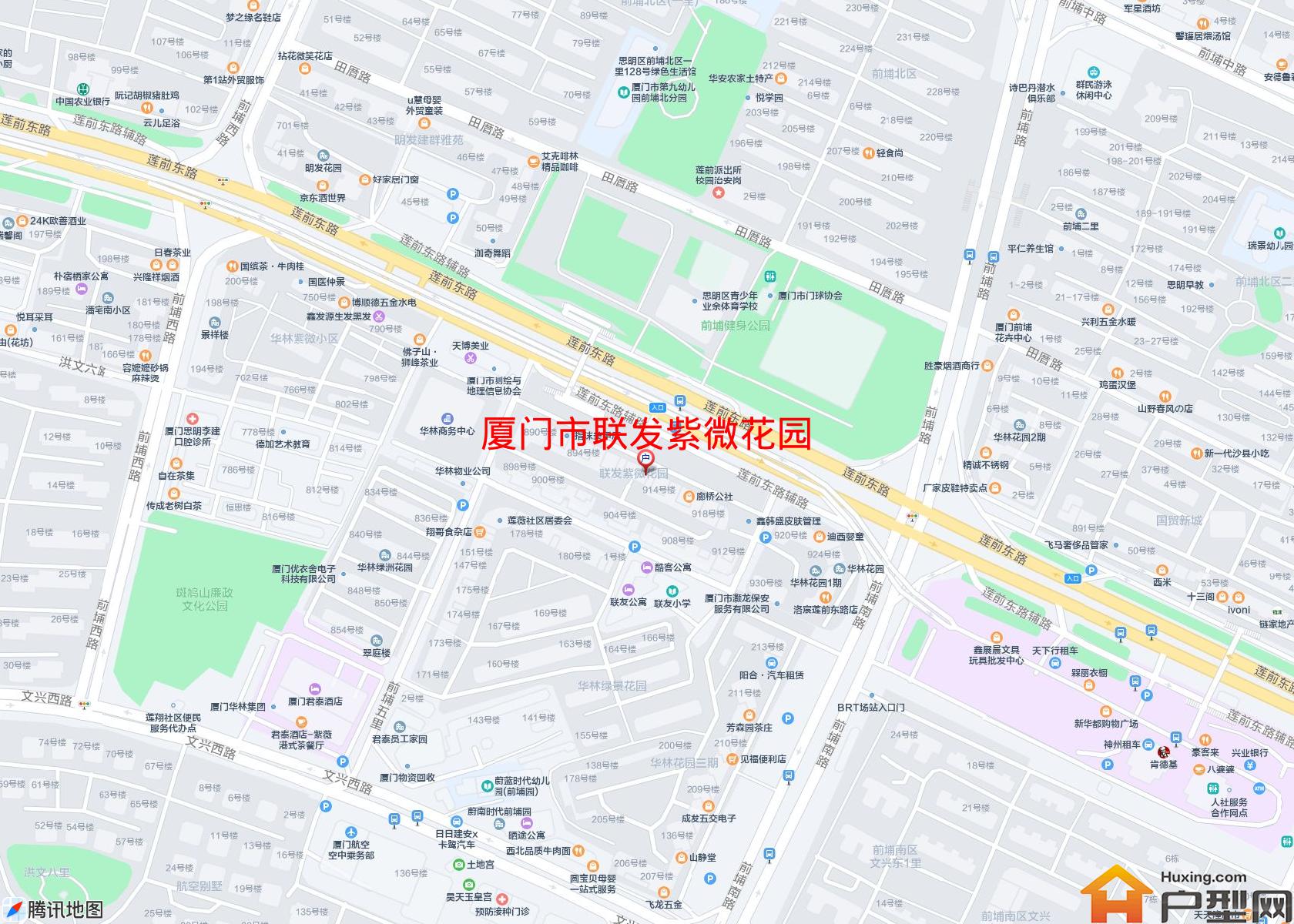 联发紫微花园小区 - 户型网