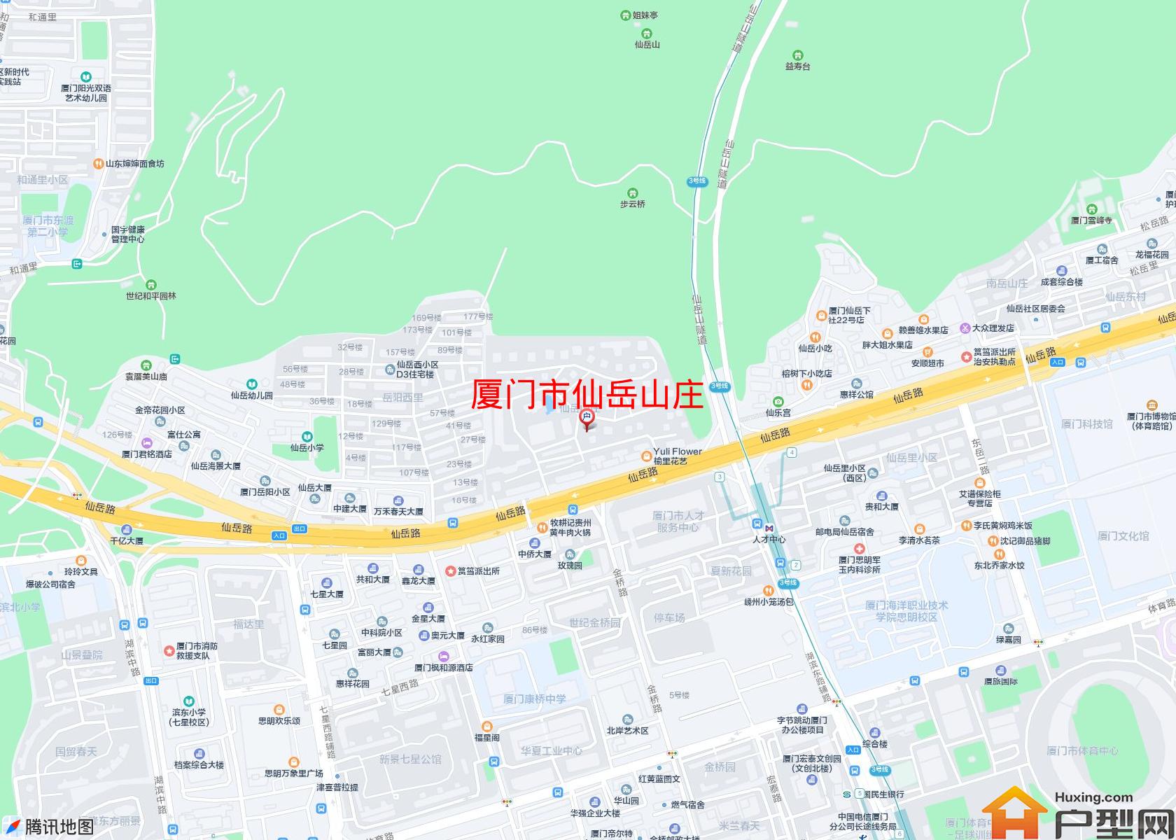 仙岳山庄小区 - 户型网