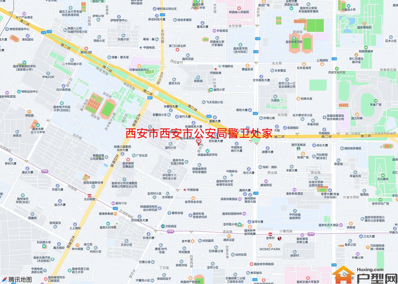 西安市公安局警卫处家属院小区 - 户型网
