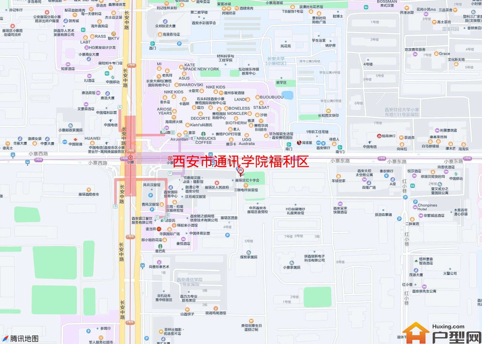 通讯学院福利区小区 - 户型网