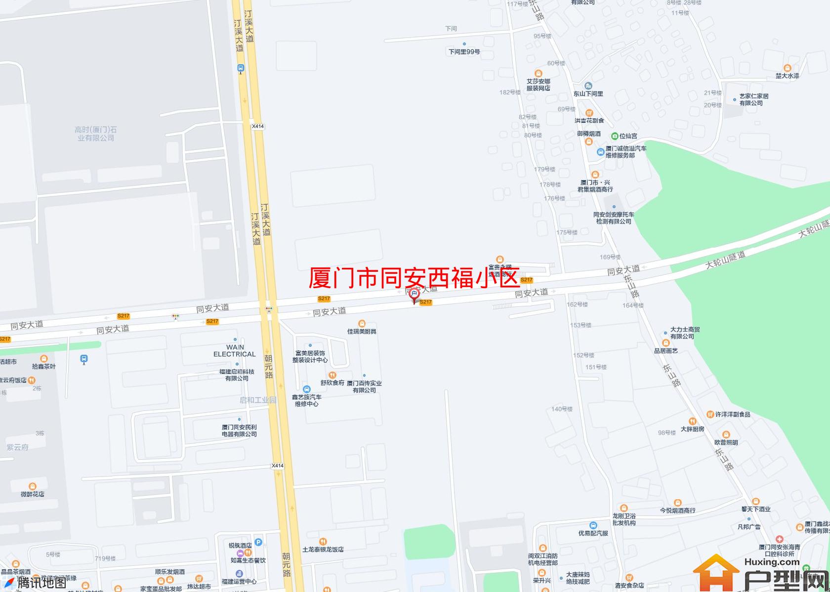 同安西福小区小区 - 户型网