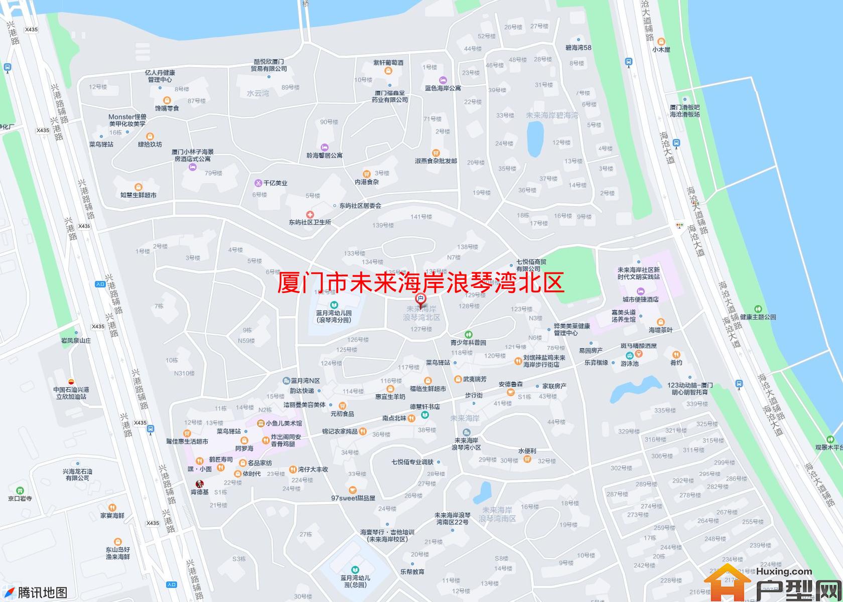 未来海岸浪琴湾北区小区 - 户型网