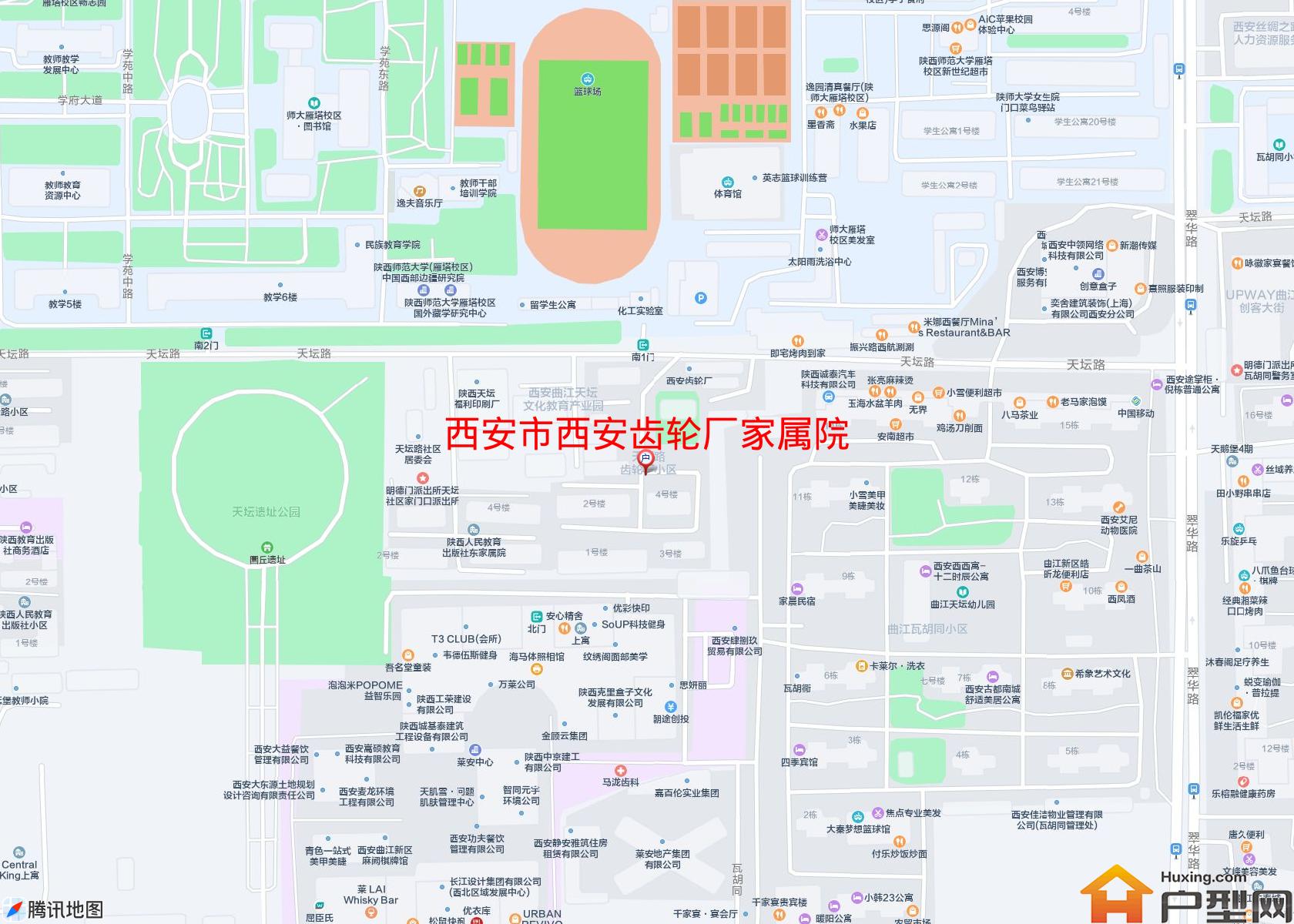 西安齿轮厂家属院小区 - 户型网