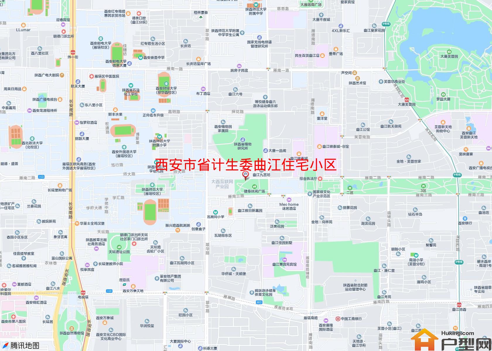 省计生委曲江住宅小区小区 - 户型网