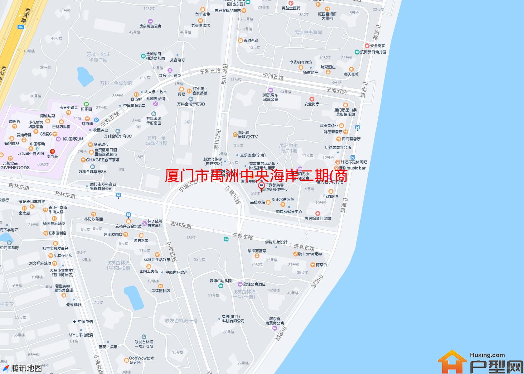 禹洲中央海岸二期(商住楼)小区 - 户型网
