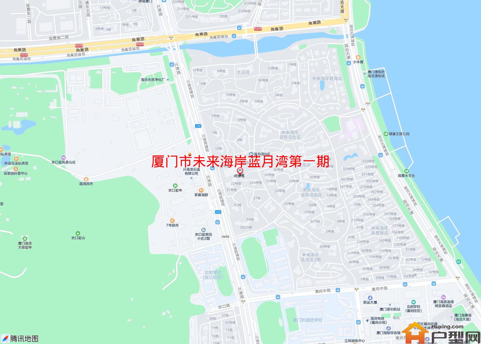 未来海岸蓝月湾第一期北区小区 - 户型网