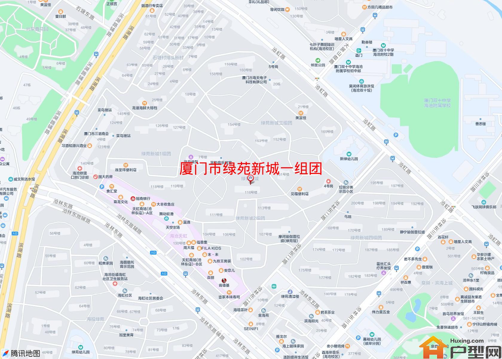 绿苑新城一组团小区 - 户型网