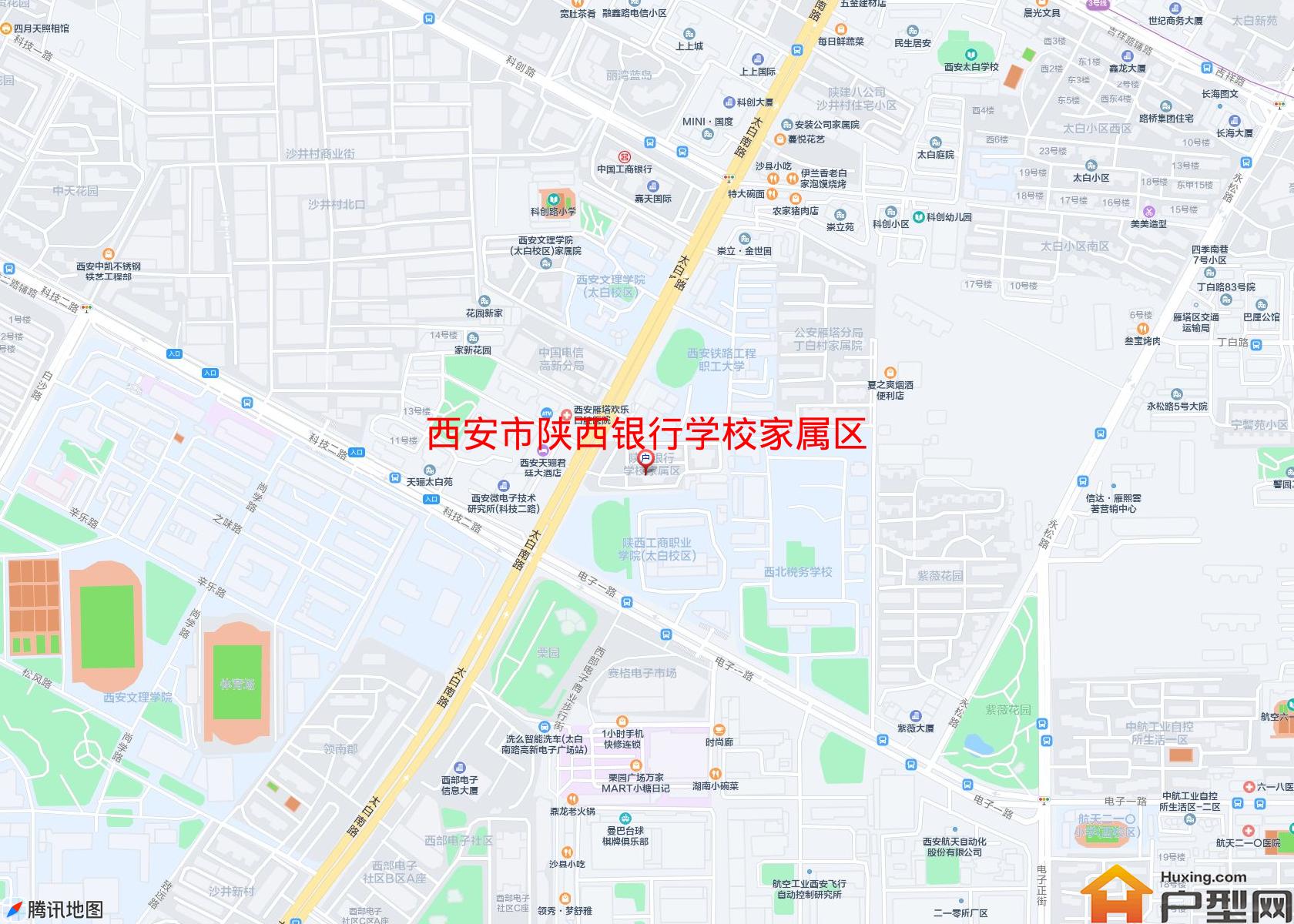 陕西银行学校家属区小区 - 户型网