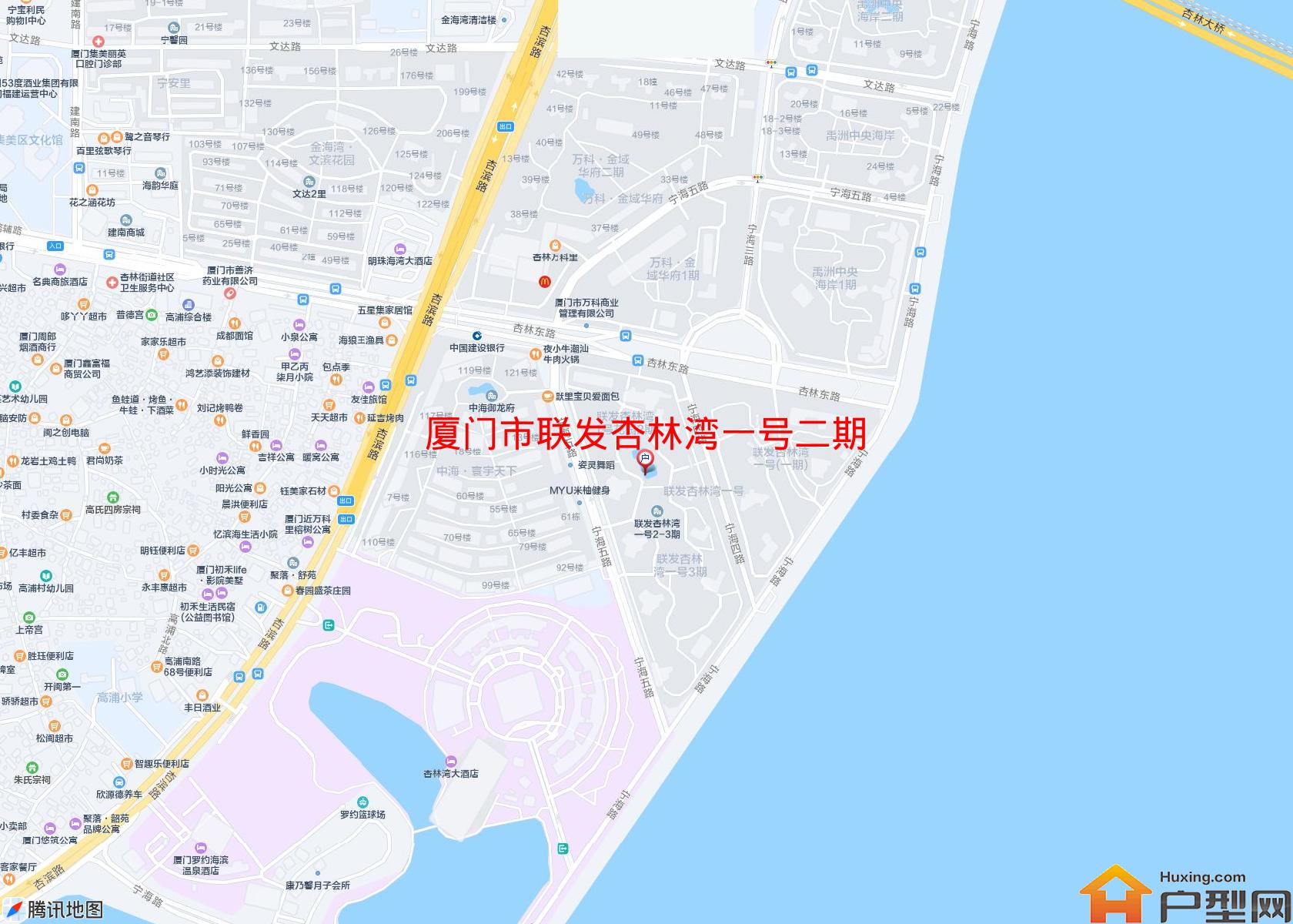 联发杏林湾一号二期小区 - 户型网