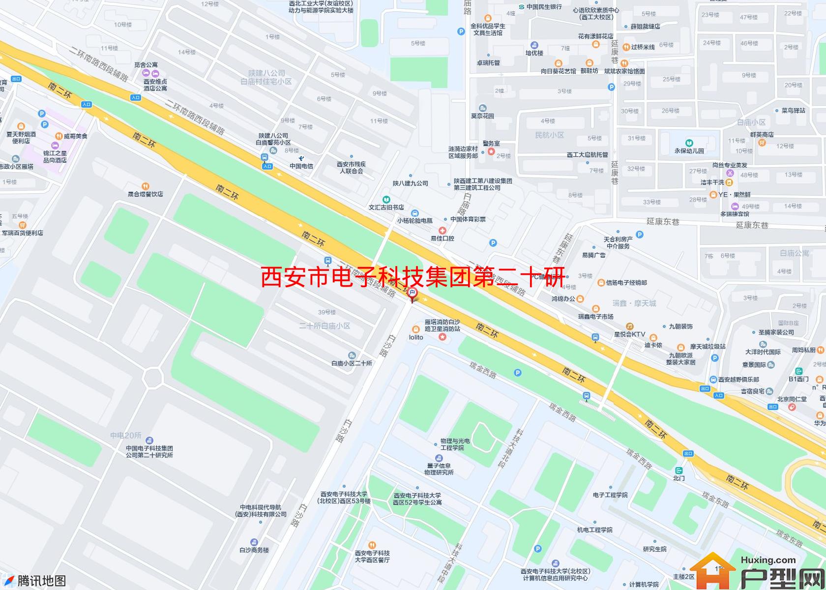 电子科技集团第二十研究所家属院小区 - 户型网