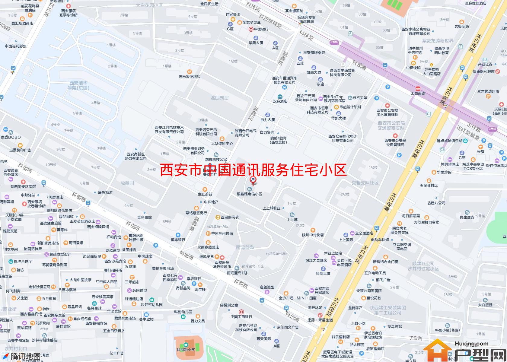 中国通讯服务住宅小区小区 - 户型网