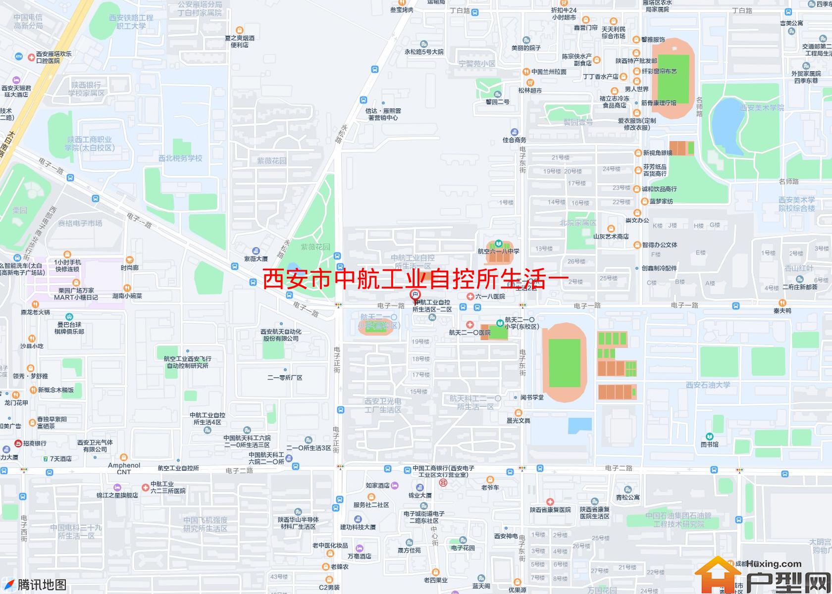 中航工业自控所生活一区小区 - 户型网