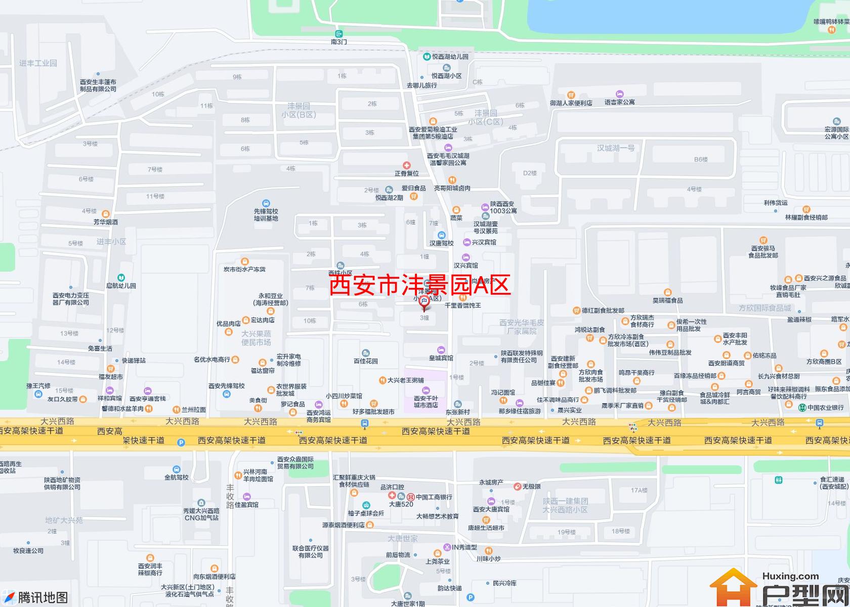 沣景园A区小区 - 户型网