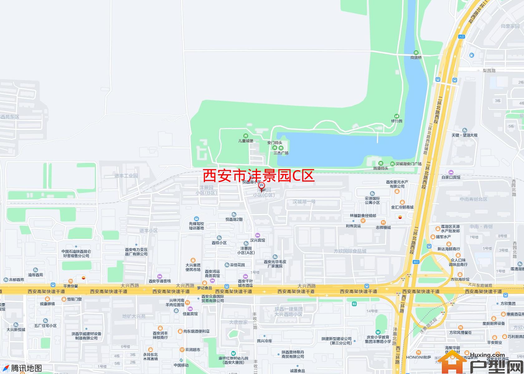 沣景园C区小区 - 户型网