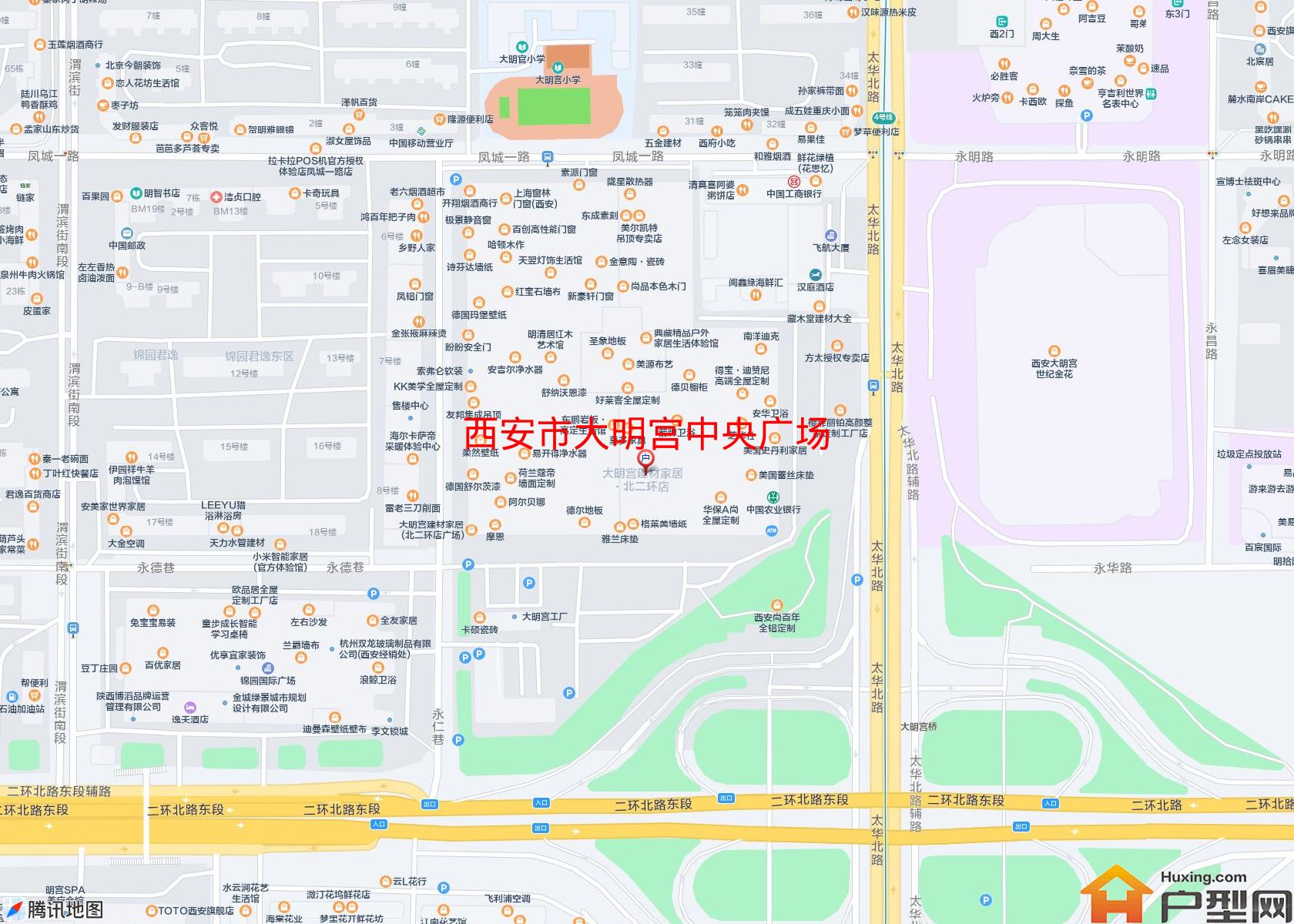 大明宫中央广场小区 - 户型网
