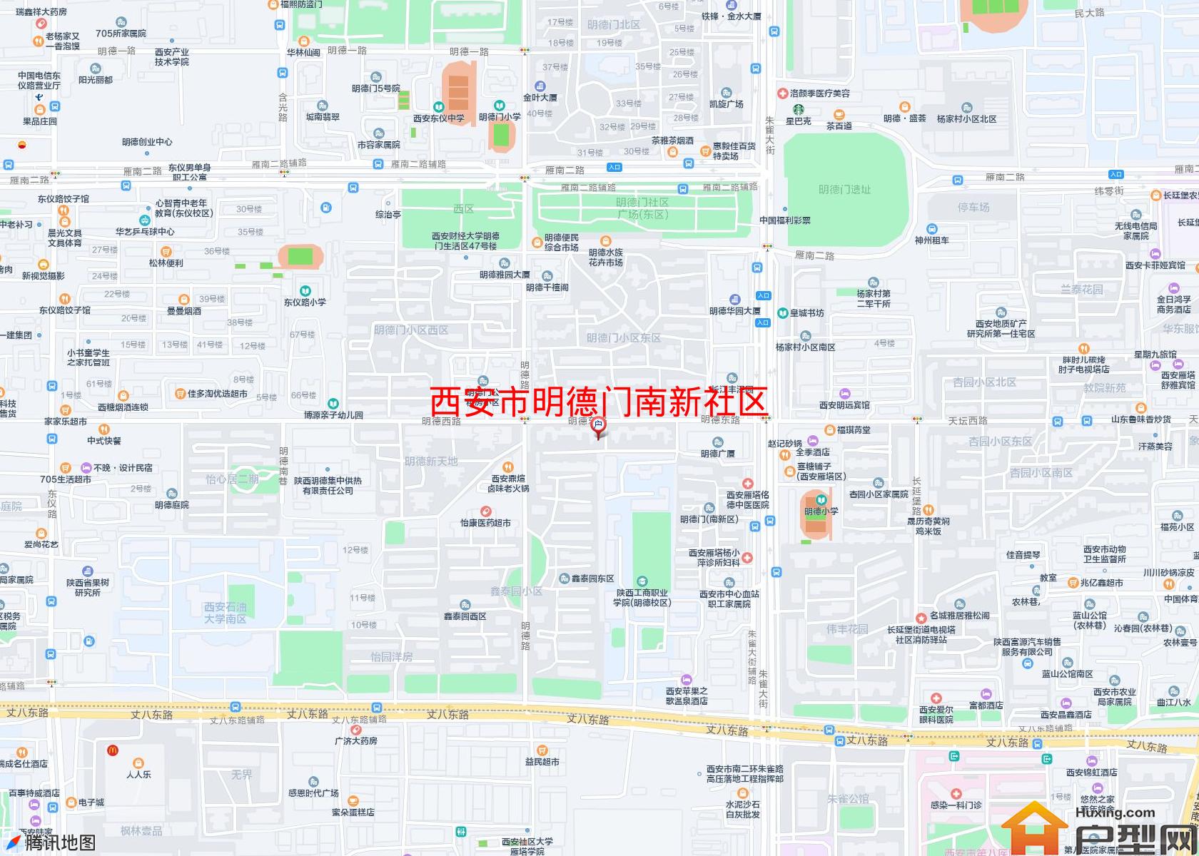 明德门南新社区小区 - 户型网
