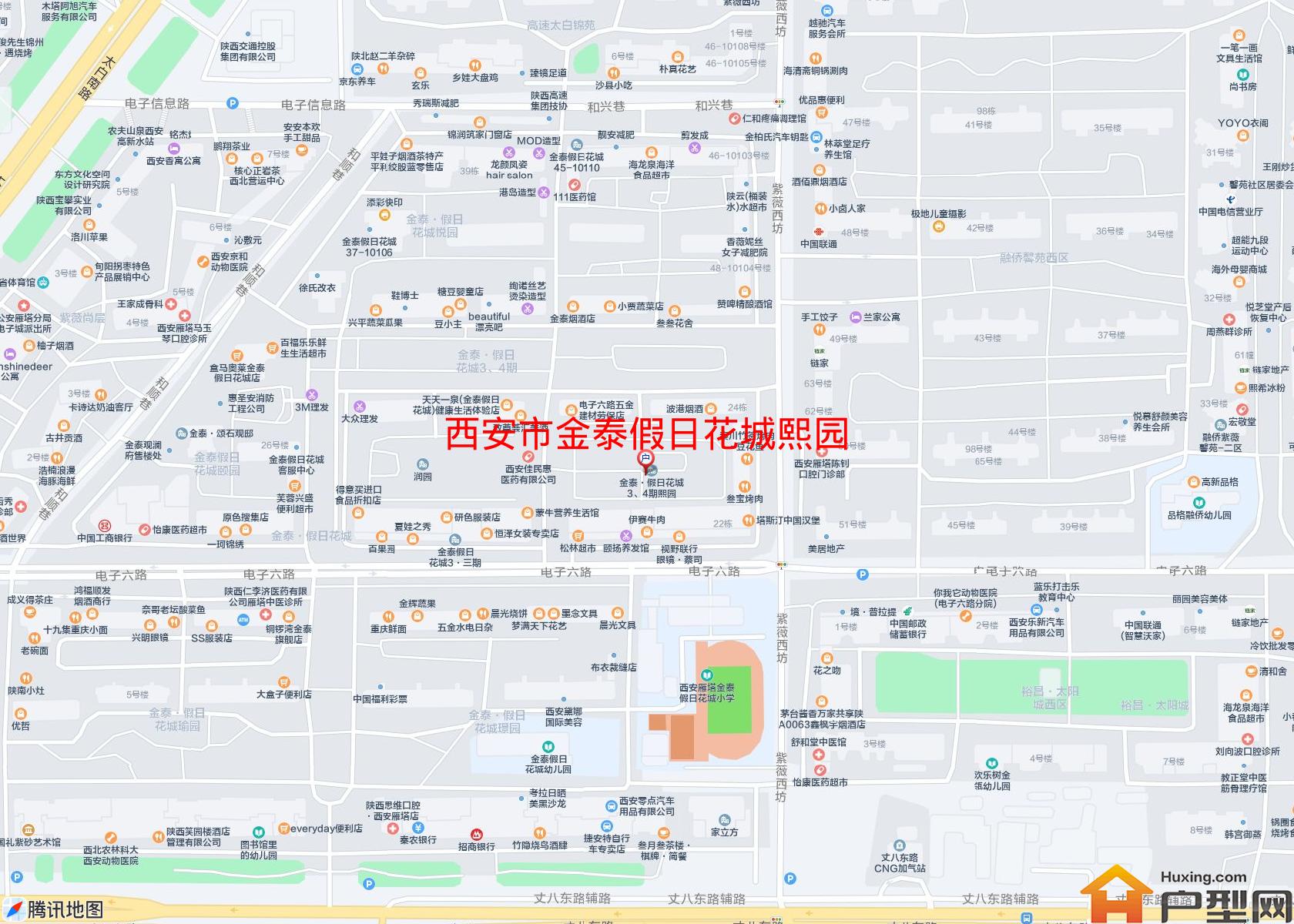 金泰假日花城熙园小区 - 户型网