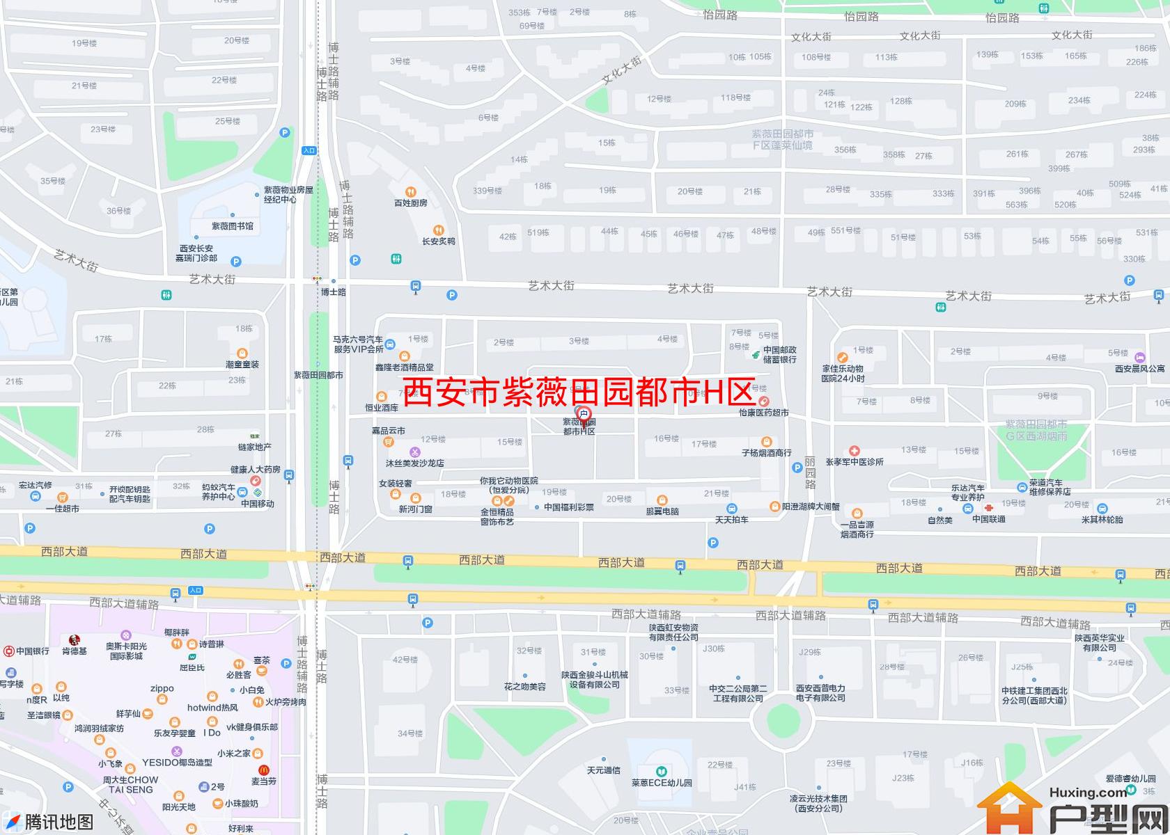 紫薇田园都市H区小区 - 户型网