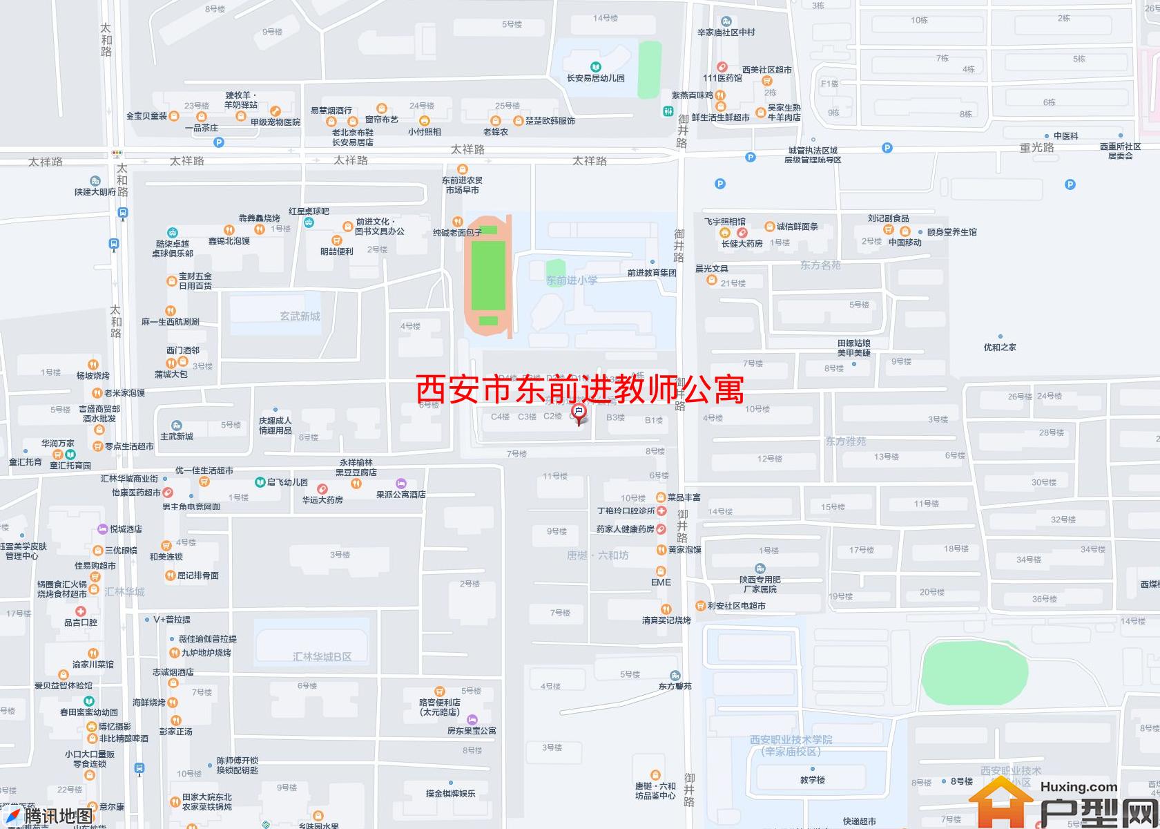 东前进教师公寓小区 - 户型网