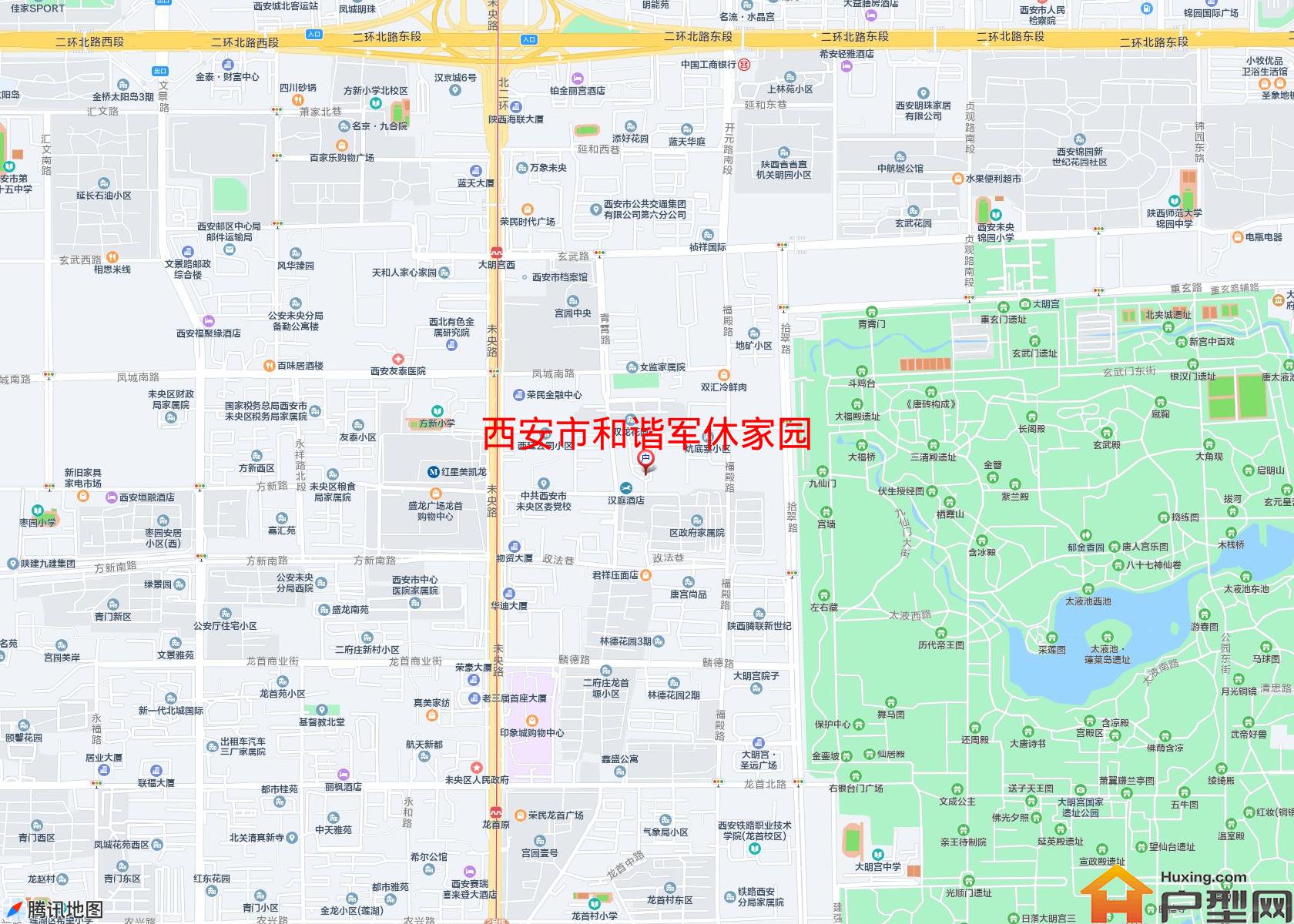 和谐军休家园小区 - 户型网
