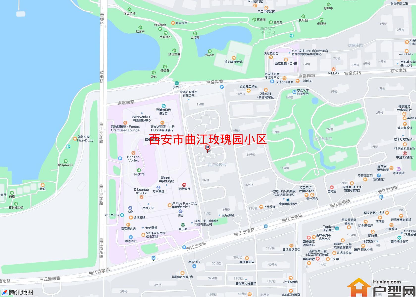 曲江玫瑰园小区小区 - 户型网