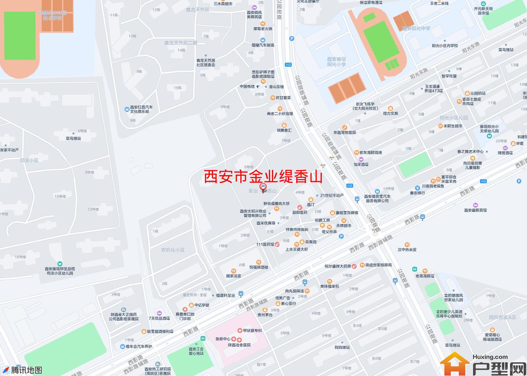 金业缇香山小区 - 户型网