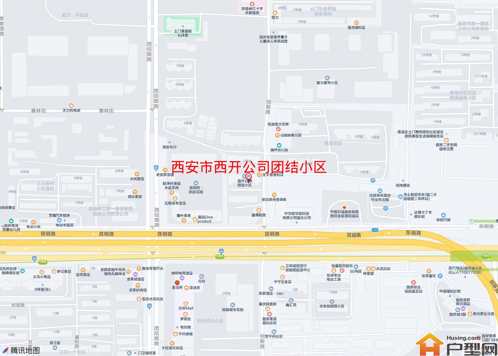 西开公司团结小区小区 - 户型网