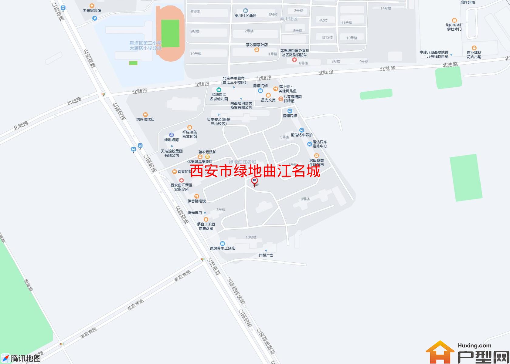 绿地曲江名城小区 - 户型网 绿地曲江名城小区 - 户型网