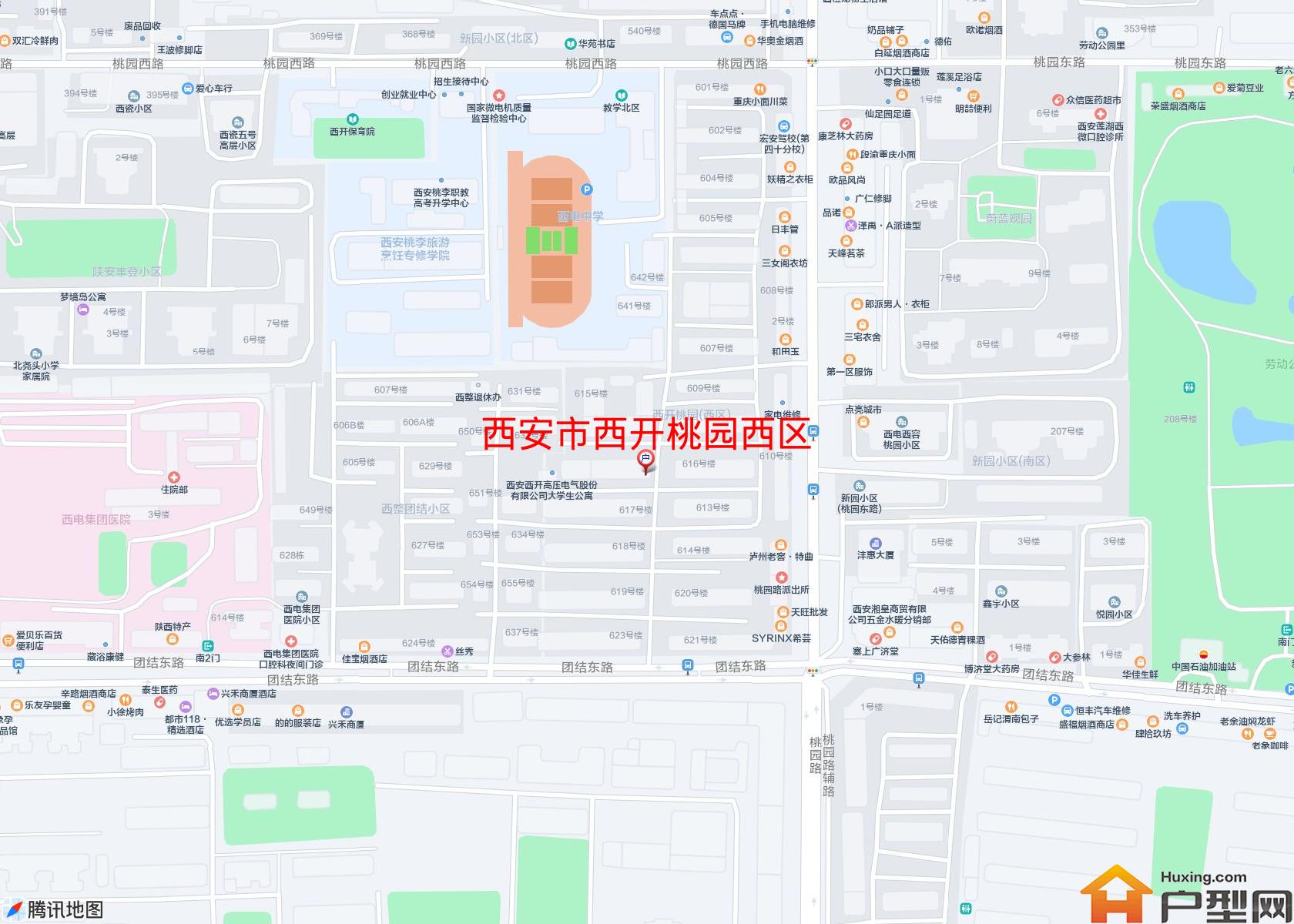 西开桃园西区小区 - 户型网