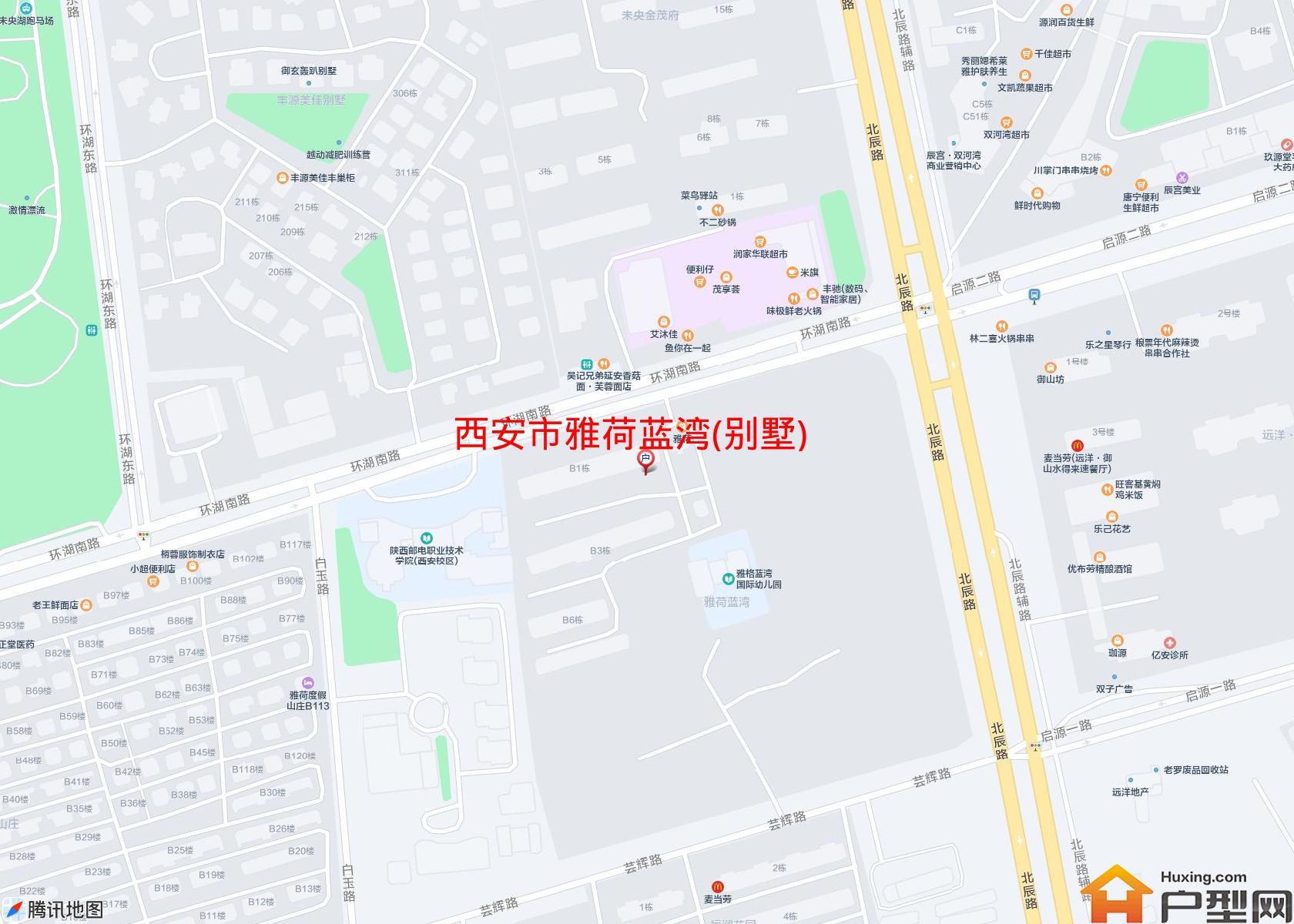 雅荷蓝湾(别墅)小区 - 户型网