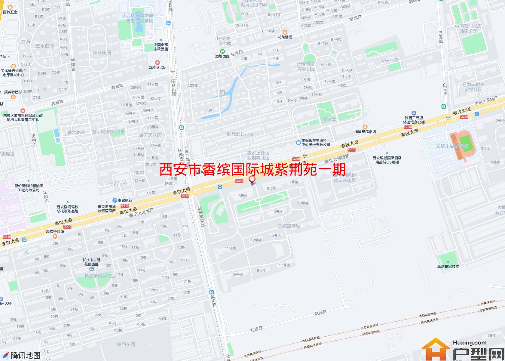 香缤国际城紫荆苑一期北区小区 - 户型网