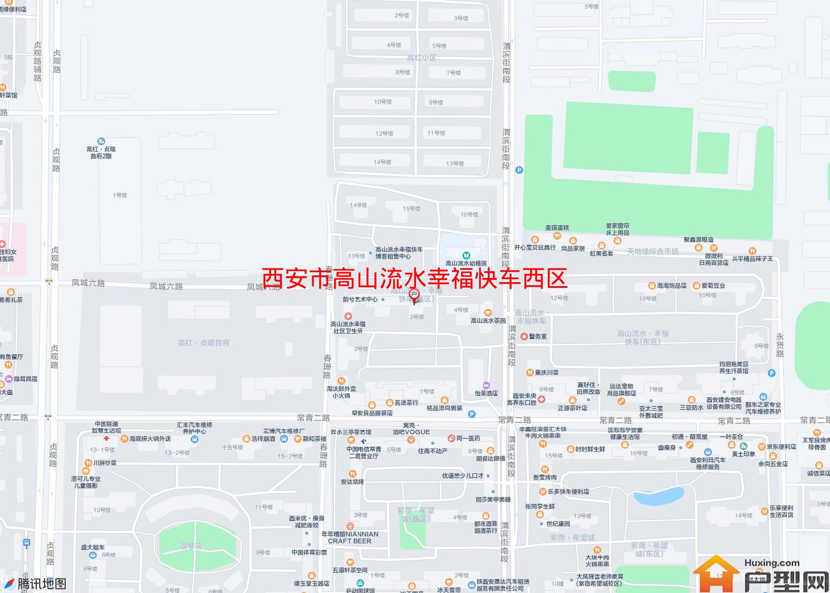 高山流水幸福快车西区小区 - 户型网