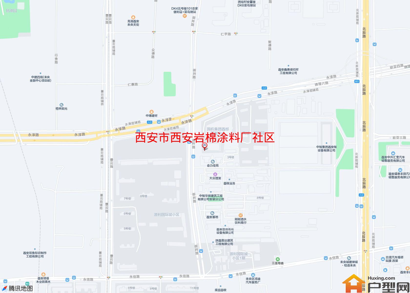 西安岩棉涂料厂社区小区 - 户型网
