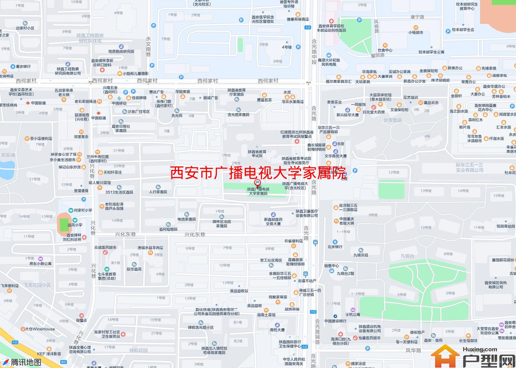 广播电视大学家属院小区 - 户型网