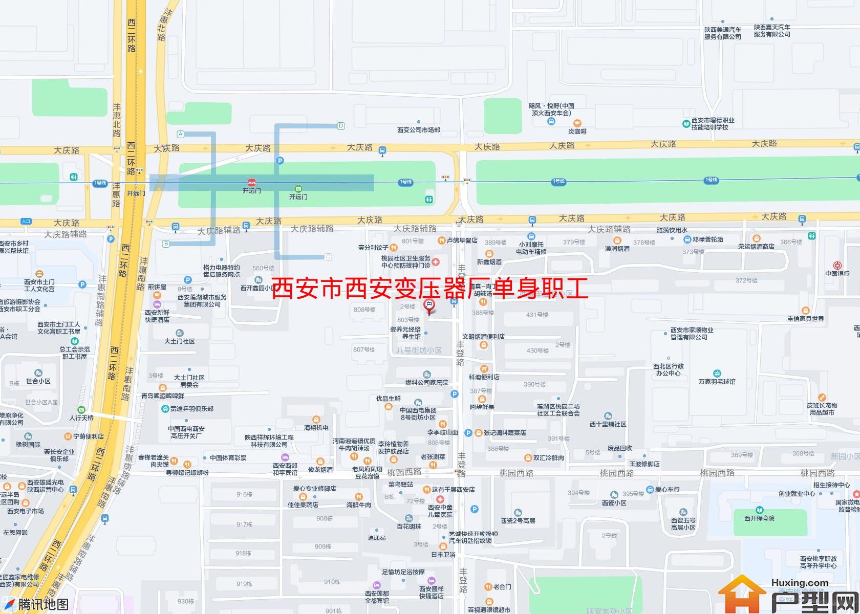 西安变压器厂单身职工宿舍小区 - 户型网