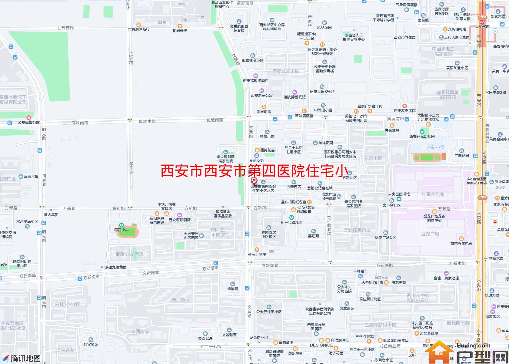西安市第四医院住宅小区北区小区 - 户型网