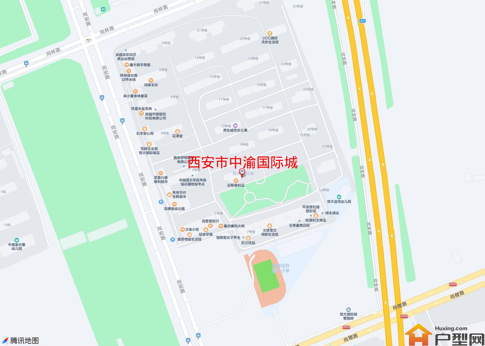 中渝国际城小区 - 户型网