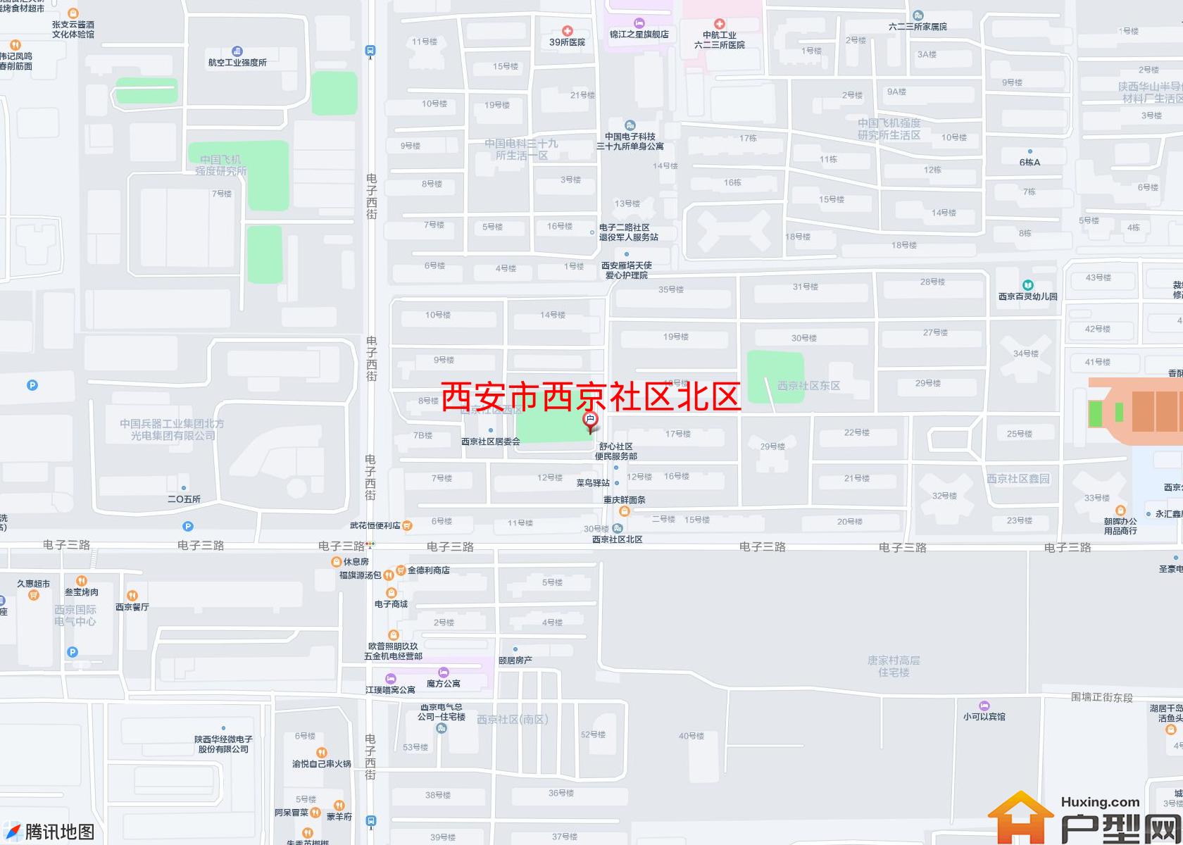 西京社区北区小区 - 户型网