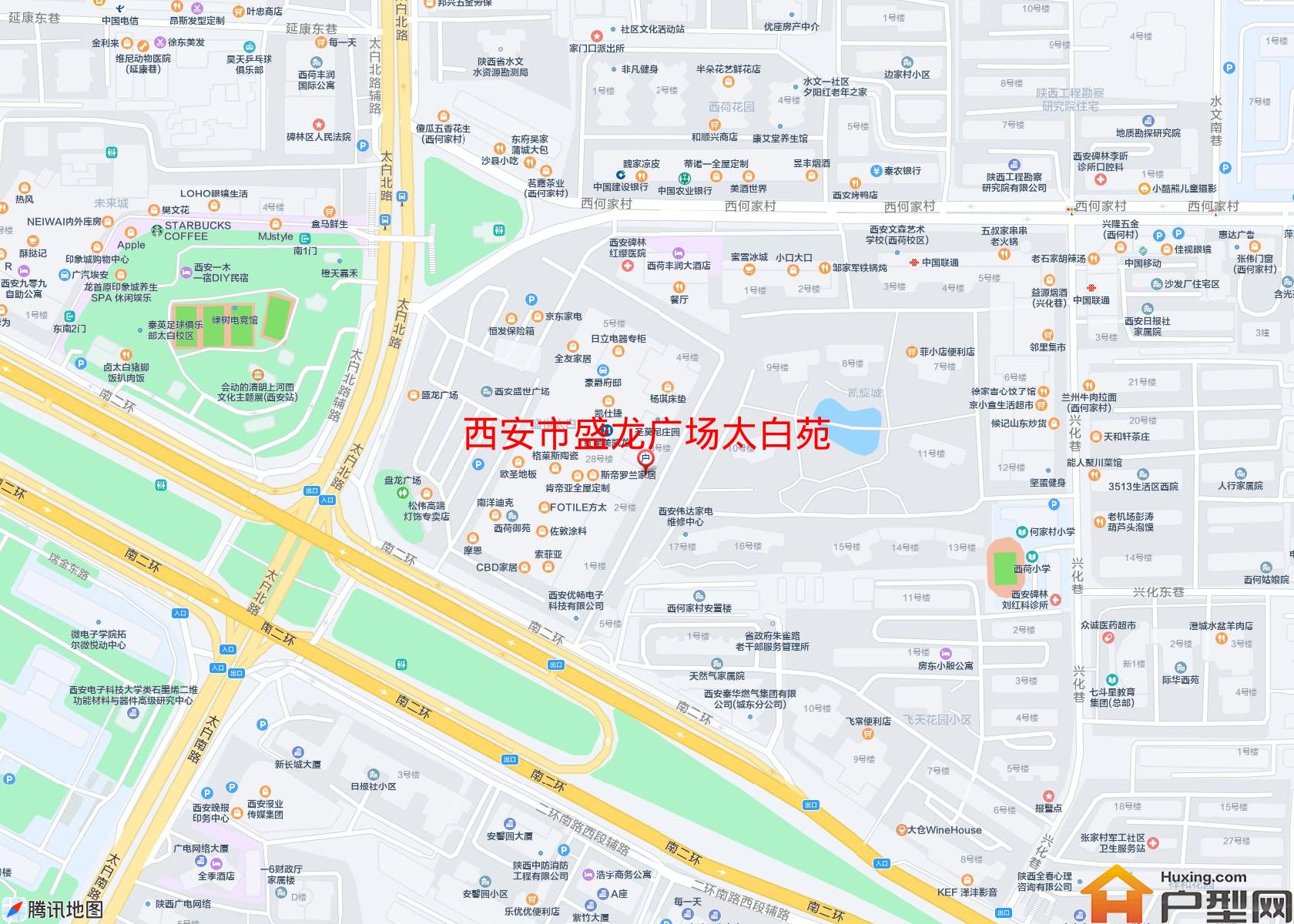盛龙广场太白苑小区 - 户型网